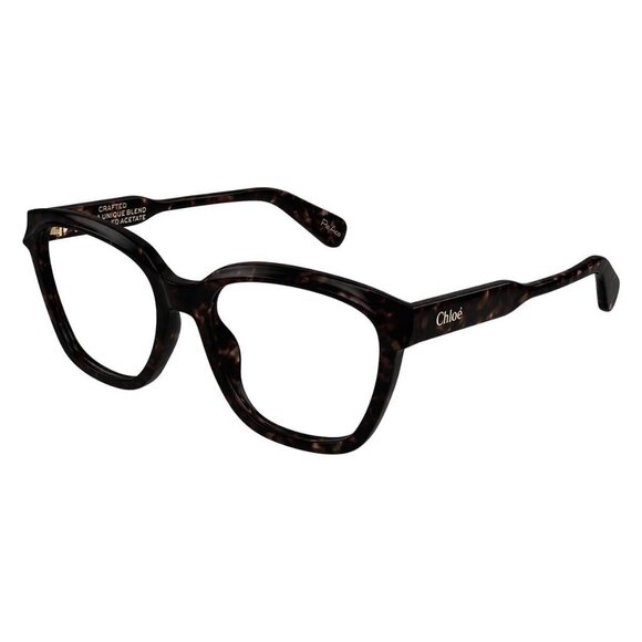 New Authentic  CHLOE Havana Square CH0265O 002 Glasses Women - Picture 1 of 4